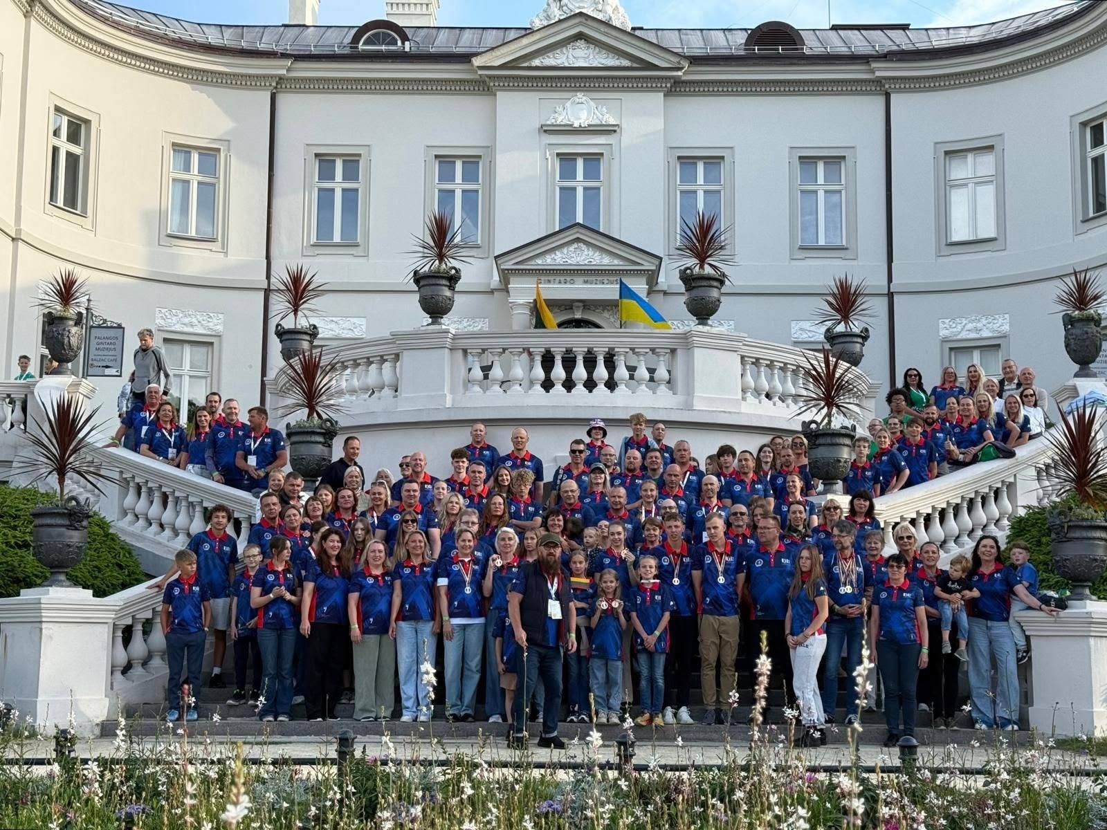 Britanijos lietuvių delegacija Palangoje