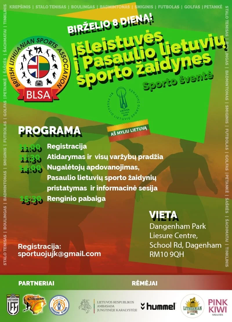 BLSA sporto šventės programa